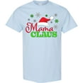 thumbnail image 3 of Inktastic Mama Claus with Christmas Santa Hat and Snowflakes T-Shirt, 3 of 5