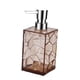 thumbnail image 2 of Dispensador de jabón secretgardenu, transparente, elegante, acrílico, sostenible para baño. Marrón, 2 of 3