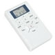 thumbnail image 4 of Radio profesional QQT102 Mini receptor FM estéreo portátil con pantalla LCD y auriculares, color blanco, 4 of 14