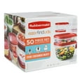 thumbnail image 6 of Rubbermaid EasyFindLids Multicolor Vented Food Storage Set, (50 Count), 6 of 7
