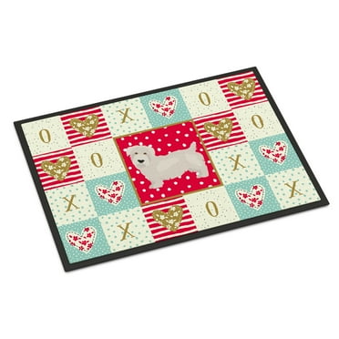 Carolines Treasures CK5840JMAT Glen of Imal 2 Love Door Mat Indoor Rug or Outdoor Welcome Mat 24x36 Doormat 36"L x 24"W