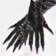 thumbnail image 4 of 1pair Long Faux Leather Gloves Elegant Evening Operas Gloves Women Gloves for Parties Weddings and Winter Event Rose red, 4 of 4