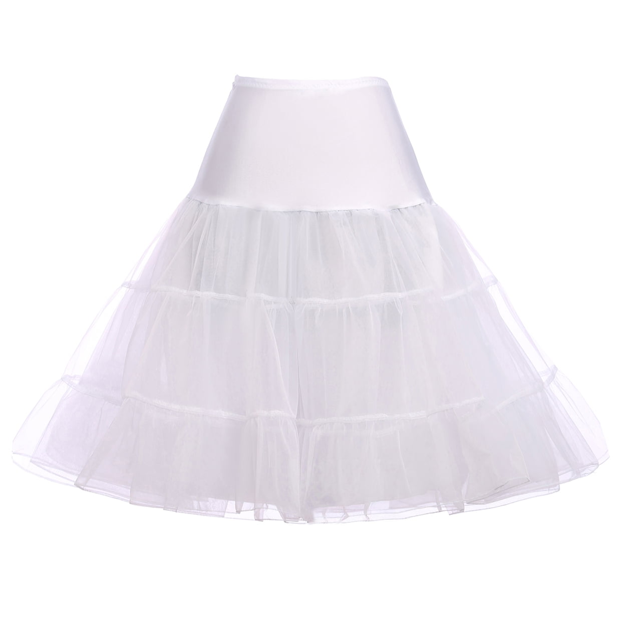 26" Retro Underskirt 50s Swing wedding Petticoat Rockabilly Tutu Fancy Net Skirt 