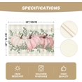 thumbnail image 5 of Set of 4 Fall Placemats 12x18 Inch Pumpkins Autumn Thanksgiving Harvest Vintage Table Mat for Party Dining Decoration, Pink, 5 of 12