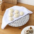 thumbnail image 3 of Square Cotton Yarn Steamed Cloth,Reusable Steam Basket Liner,Non Stick Steamer Liners Mesh Mat Pad,Baking Pastry Dim Sum Mesh for Kitchen, 3 of 9