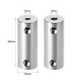 thumbnail image 3 of Unique Bargains Shaft Coupling 2mm to 3mm Bore L26xD10 Robot Motor Wheel Rigid Coupler Connector w Hex Head Spanner, 3 of 3