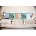 thumbnail image 2 of Betsy Drake Interiors Starfish - Teal No Cord Pillow 18x18, 2 of 2