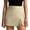 Beige, variant on Lixiuxyad Skirt for Women High Waist Split Hem Skirt Pants For Stretchy Zipper Culottes Shorts Slacks,Beige