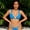 Style 04, variant on Pink Floral Triangle Bikini with Adjustable Straps Dainty Charm for Tropical Vibes