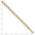 thumbnail image 4 of 10k Yellow Gold Double Link Chain Charm Bracelet, 4 of 10