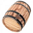 thumbnail image 2 of Handmade Wooden Barrel Decor, Natural Sturdy Craft, Retro Wine Barrel Ornament for Bar, Living Room, Bedroom, Office, or Outdoor Landscaping Display, 2 of 5