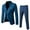 Blue2, variant on Charmgo Mens Suits Clearance, Men's Suit Slim 3 Piece Suit Business Wedding Party Jacket and Straight-Leg Pants Coat Golf Shirts for Men, Polo Shirts for Men Blue L