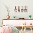 thumbnail image 5 of Stupell Industries Makeup Collection Nail Polish Pink Gray Red Fashion Design Canvas Wall Art by Ziwei Li, 5 of 6