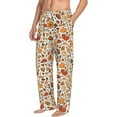 thumbnail image 6 of Salouo Thanksgiving with Food Print Pajama Pants for Men, Lounge Pants Elastic Waistband Casual Men's sleepwear Loungewear Sleep Pajama Pant -Large, 6 of 7