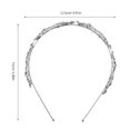 thumbnail image 6 of CIMAXIC Glitter Star Headpiece Bridal Tiara with Rhinestone Stars Lightweight Comfortable Wedding Accessory, 6 of 8