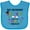 Turquoise, variant on Inktastic My Mommy Graduated and I'm Super Proud Boys or Girls Baby Bib