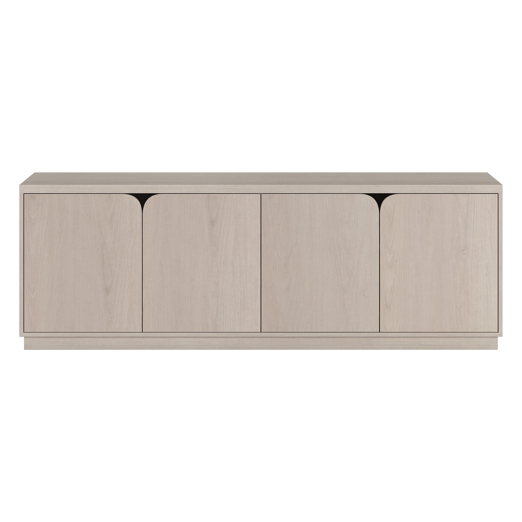 Fitzroy Rectangular TV Stand for TV's up to 78" in Black Grain
