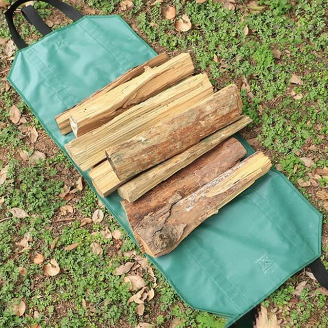 Portador de leña para chimenea, soporte para leña, accesorios para hornos de chimenea, resistente soporte para leña, portador de leña para chimenea