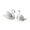 white, variant on Mornei 2Pcs Swan Sculpture Statues Swan Shaped Decorative Clearance Wedding Anniversary white