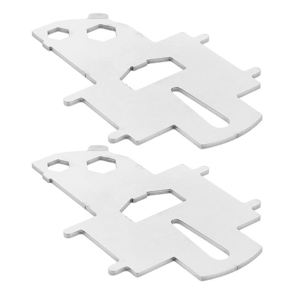 MUSEYA 2pcs Deck Boat Gas Cap Key Stainless Steel Silver for Marine Environments Boating Enthusiasts