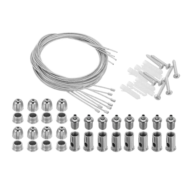 Kit de cables de suspensión para techo, vallas publicitarias, comedores 4 metros