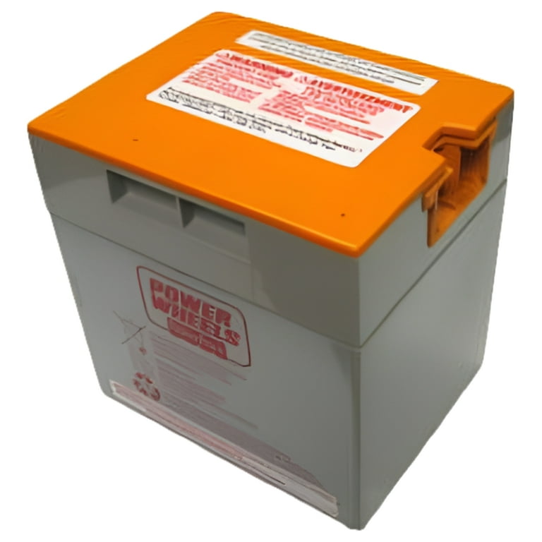 Fisher-Price Power Wheels 12V Grey Battery with Orange Top Fisher-Price Power Wheels 12V Grey Battery with Orange Top