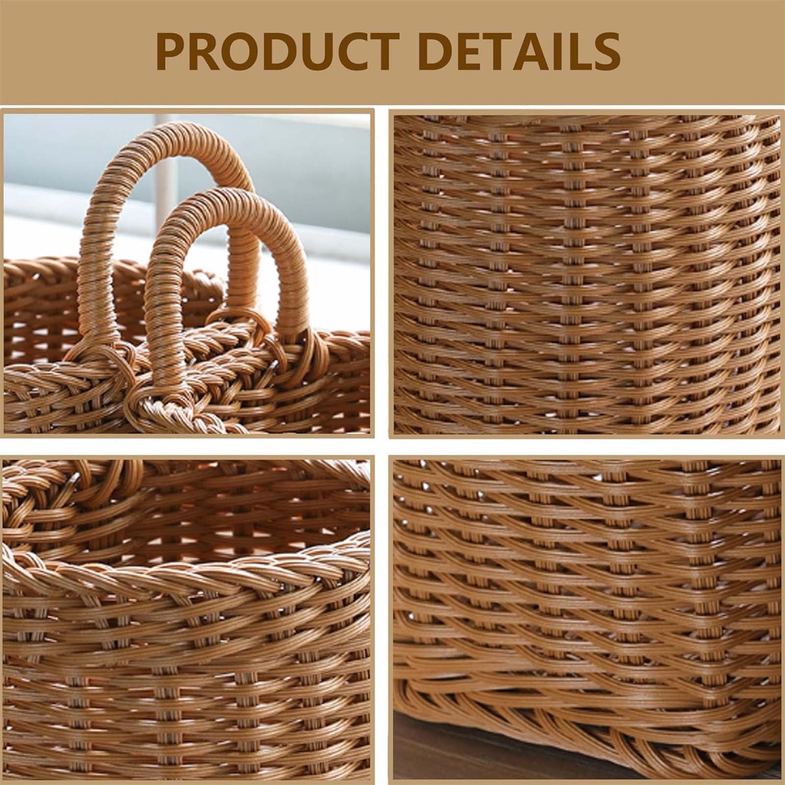 9 Pcs Jute Fruit Hanging Baskets for Kitchen, Boho Woven Wall Baskets, Produce Storage for Garlic Onion Potato Banana, Space Saving Farmhouse Kitchen Decor (Brown)(Brown
