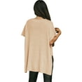 thumbnail image 3 of Womens Tops Casual Short Sleeve Sweater Loose Oversized Shirts Spring Tops for Women XL, 3 of 9