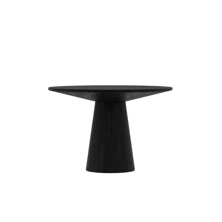 Alpine Furniture Cove 47 in. W Round Wood Dining Table in Black