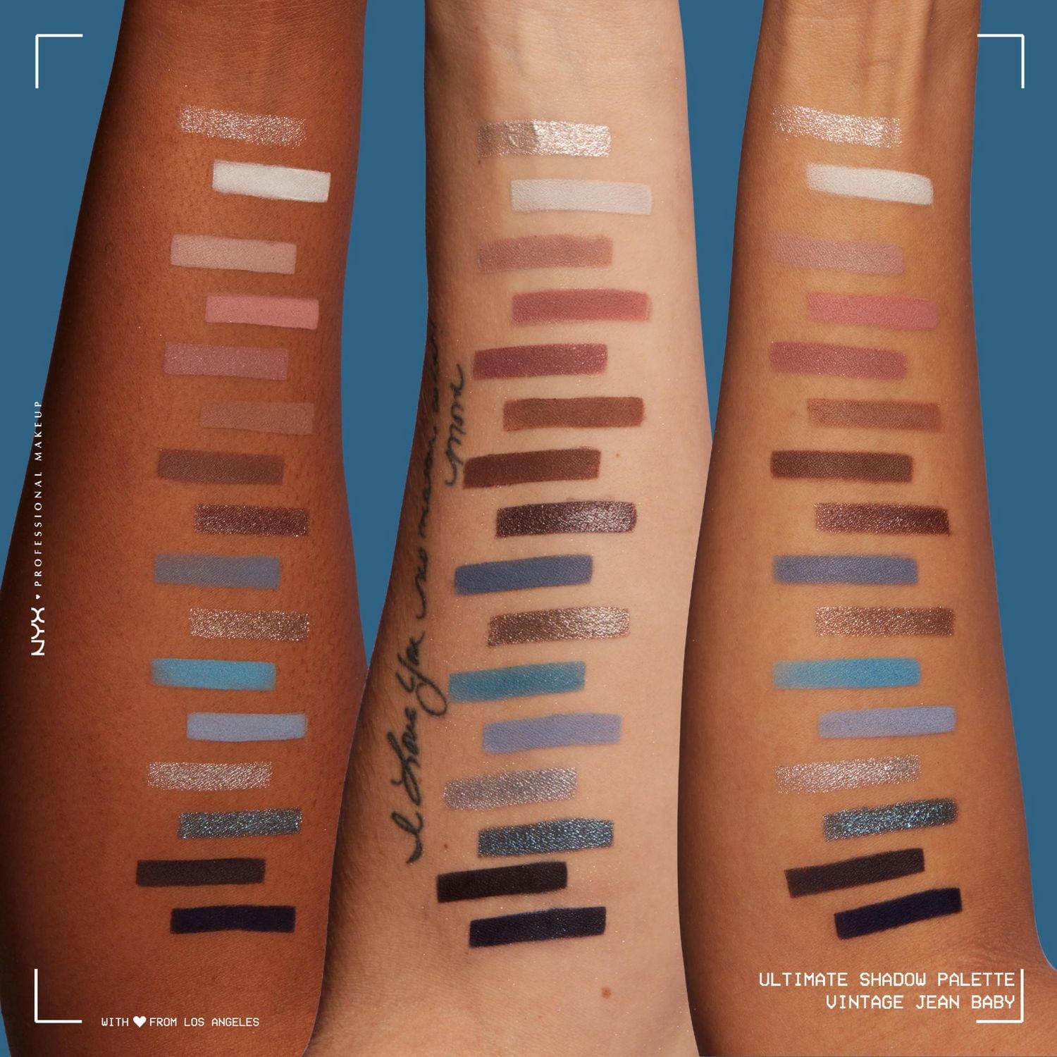 NYX PROFESSIONAL MAKEUP, Ultimate Shadow Palette, 16-shade Eyeshadow Palette, Vegan Formula - Warm Neutrals