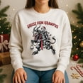 thumbnail image 3 of Gruss Vom Krampus Sweatshirt – Gothic Christmas Horror Crewneck, Dark Nordic Folklore Holiday Pullover, 3 of 5