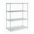 thumbnail image 3 of Global Industrial 14488Z 48 x 14 x 86 in. Nexel Poly-Z-Brite Wire Shelving, Clear, 3 of 4