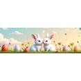 thumbnail image 4 of LUUFILx Easter Bunny Flower Banner Backdrop Spring Party Decor Egg Decorations Birthday Happy Photography Props Background Banners Baby Shower, 4 of 7