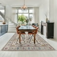thumbnail image 4 of Crystal Print Cullen Traditional Oriental Cream Multi ashable Indoor Area Rug, 8x10, 4 of 10