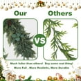 thumbnail image 5 of 6FT Norfolk Pine Garland, Cedar Garlands with Eucalyptus,Artificial Pine Garland Christmas Decorations for Mantle Fireplace Outdoor Staircase, 5 of 7