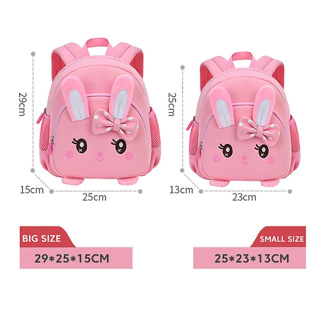 Greatop, Mochila para ni?os de conejo de dibujos animados en 3d, Mochila escolar para bebés y ni?os peque?os, Mochila de jardín de infantes para ni?os y ni?as de 2 a 5 a?os
