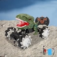 thumbnail image 2 of segolike 1/12 Scale Dinosaur RC Car 360 degree Rotation Powerful with Spray Light Sound, 2 of 8