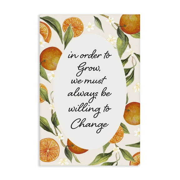 Stupell Industries Cottage Willing To Change Quote Canvas Art, 16 x 24, by Janice Gaynor