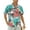 style-1, variant on Black White Zebra Beach Shirt Animal Print Hawaii Casual Shirts Men Retro Blouses Short Sl
