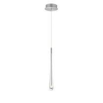 1.5W 1 Led Mini Pendant-18 Inches Tall And 2 Inches Wide-Satin Nickel Finish Et2 Lighting E24211-122Sn