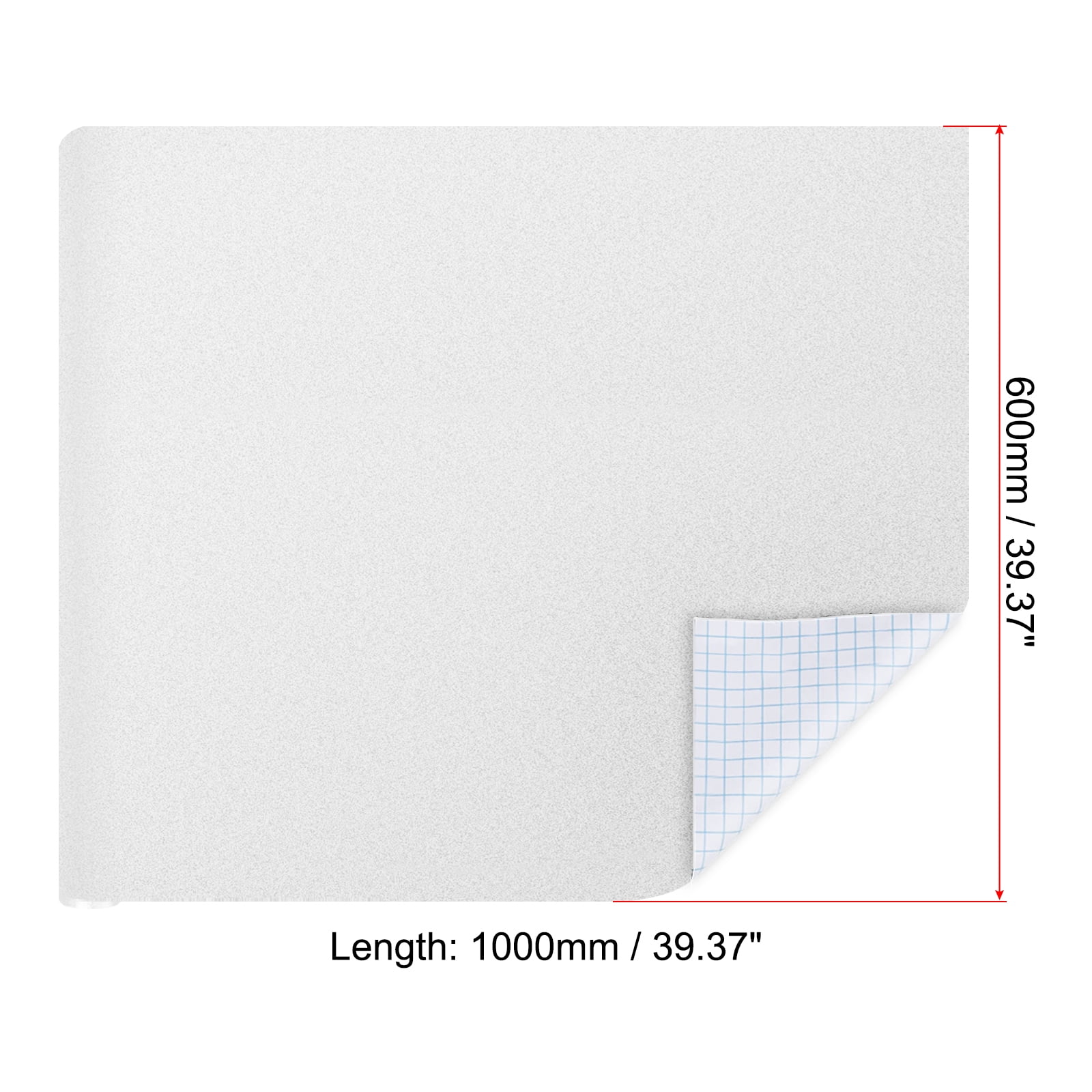 Unique Bargains Whiteboard Wall Sticker Roll Dry-Erase Board 39.4" x 23.6"