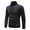 Black, variant on ZCFZJW Mens Mock Neck Sweaters Big and Tall Regular Fit Casual Fall Winter Ribbed Slim Fit Long Sleeve Turtleneck Pullover Sweater Tops Dark Gray XL