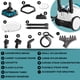thumbnail image 4 of POLTI Vaporetto Smart 100 Limpiador de vapor con tecnología de vapor ilimitada, desinfecta suelos, alfombras y superficies con presión de vapor ajustable de alta potencia de hasta 58 PSI con 10, 4 of 5