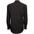 thumbnail image 2 of B&C - Camisa de manga larga Modelo Smart (Tallas grandes) para Hombre Caballero - Fiesta/Trabajo/Eventos importantes (Negro), 2 of 2