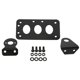 thumbnail image 1 of Soporte de matrícula lateral para motocicleta, color negro, compatible con Bobber Chopper, Sportster, luz de freno CB750, color negro, 1 of 4