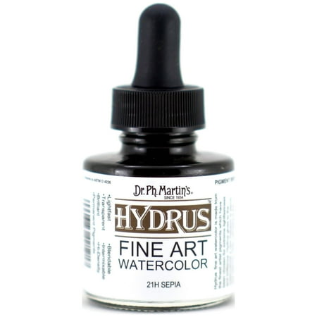 UPC: 0090385421217 | Dr. Ph. Martin s Hydrus Fine Art Watercolor  1.0 oz  Sepia (21H)
