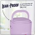 thumbnail image 2 of Nostalgia 20 oz Portable Heated Lunch Box with Stainless Steel Lunch Container, Lavender, 2 of 9