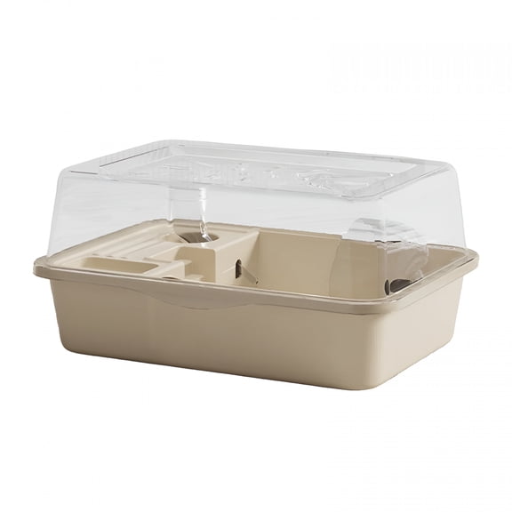 ACDANC Large Hamster Cage Top Openable Guinea Pig Cages with Water Bottle Exercise Wheel Double Layer Small Animals Playing House for Bunny Mice Hedgehog Bunny House