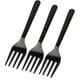 thumbnail image 1 of 100pcs Black Plastic Forks, 1 of 5