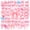 2A-35pcs, variant on 35pcs-50pcs Cute Ribbon Stickers Pink Bow Stickers Fun Stationery Stickers for Luggage Laptop Suitcase